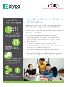 Equity & Excellence for Students with Disabilities