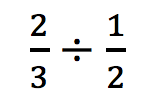 sample of dividing fractions